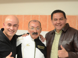 Con el Entrenador Nacho Beristain